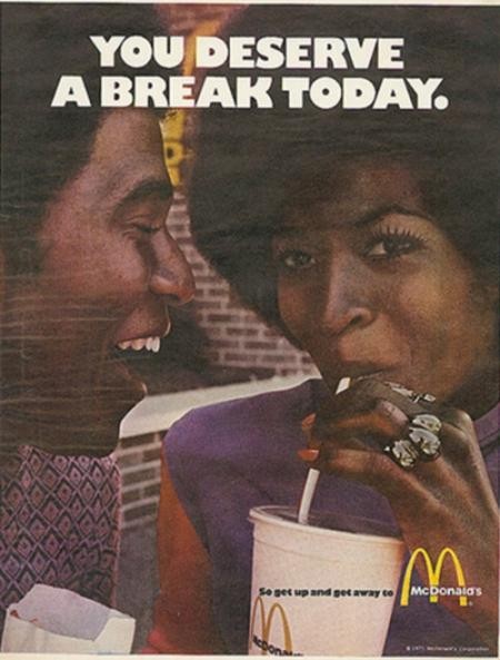You deserve a break today, hãng McDonald’s, năm 1971. Trong đoạn quảng cáo này là hình ảnh các nhân viên đang lau dọn cửa hàng. “Chúng tôi đặc biệt chú trọng vào tính vệ sinh, bởi Ray Kroc luôn bị ám ảnh bởi sự sạch sẽ” (Ray Kroc là nhà sáng lập McDonald), Keith Reinhard - nhà sáng tạo của chiến dịch quảng cáo này cho biết.